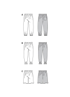 Modellzeichnung für das Schnittmuster 9211 von Burda...