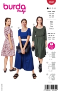 Envelope sewing pattern shows a versatile Dress in three...