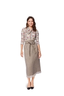 Schnittmuster feminines Shirt mit Schluppe Burda 5689 Gr. 34-44