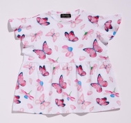 Sewing pattern Girls shirt with ruffles Burda 9205