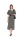 Model is wearing straight-cut Dress with flutter sleeves sewn with the sewing pattern Burda 5742