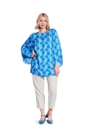Schnittmuster ausdrucksstarke Tunika mit Volant Burda 5692 Gr. 46-60