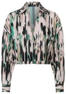 Schnittmuster taillenkurze Bluse mit Wickeleffekt Burda 5745 Gr. 36-46