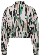 Schnittmuster taillenkurze Bluse mit Wickeleffekt Burda 5745 Gr. 36-46