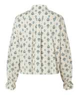 Schnittmuster elegante Bluse mit Plastron Burda 5700 Gr. 36-48