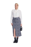 Schnittmuster moderner Rock mit Schlitz Burda 5715 Gr. 36-48