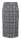 Schnittmuster moderner Rock mit Schlitz Burda 5715 Gr. 36-48