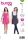 Envelope sewing pattern shows a stylish Dress with asymmetric slit of 9198 Burda