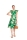 Model is wearing pretty Summer dress with flutter sleeves sewn with the sewing pattern Burda 5719