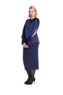 Schnittmuster moderne Bluse mit Falten Burda 5685 Gr. 36-48