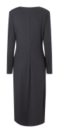 Schnittmuster figurbetontes Kleid mit Drapierung Burda 5684 Gr. 36-48