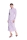 Modell trägt ein figurbetontes Kleid mit Drapierung genäht nach dem Schnittmuster 5684 von Burda