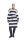 Modell trägt ein stylischer Pullover mit Rollkragen genäht nach dem Schnittmuster 5679 von Burda