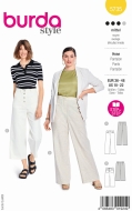 Envelope sewing pattern shows a summery Wide-leg pants of...