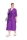 Model is wearing feminine Wrap-style midi dress sewn with the sewing pattern Burda 5724