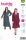 Schnittmusterhülle zeigt ein elegantes Kleid mit Tailleneinsatz und Falten für 5748 von Burda