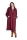Model is wearing relaxed Trench coat with raglan sleeves sewn with the sewing pattern Burda 5747