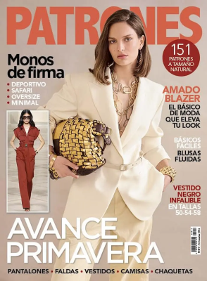 Patrones 477 cover with elegant blazer and spring fashion
