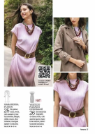 Flowing dress sewn from Patrones 477 fabric