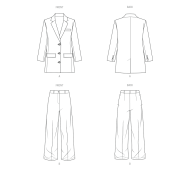 Modellzeichnung für das Schnittmuster 2128 von...