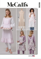 Envelope sewing pattern shows a practical misses apron...