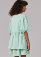 Schnittmuster gerades Mädchenkleid oder Kombination mit Schleifenverschluss McCalls 8593 Gr. 7-14 (127-155cm)