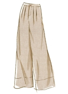 Schnittmuster lässige Unisex-Hose mit weiten Beinen McCalls 8588 Gr. 30-52