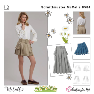 Schnittmusterhülle zeigt ein ausgefallener...