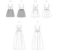 Modellzeichnung für das Schnittmuster 8581 von...