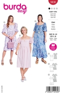 Envelope sewing pattern shows a comfortable summer dress...
