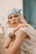 Sewing pattern misses hat summer hat with wide brim and bandana or headscarf Burda 5634