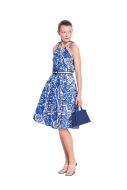 Schnittmuster sommerliches Damenkleid mit Überrock und Träger am Ausschnitt, auch zum Binden Burda 5635 Gr. 36-48