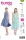 Schnittmusterhülle zeigt ein sommerliches Damenkleid mit Überrock und Träger am Ausschnitt, auch zum Binden für 5635 von Burda