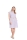 Model is wearing short misses blouse or misses dress fully buttoned shirt dress sewn with the sewing pattern Burda 5644