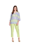 Schnittmuster bequeme Damenbluse, Blusenshirt mit V-Ausschnitt Burda 5665 Gr. 46-60