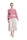Modell trägt eine figurbetonende Jerseyjacke, Damenjacke mit Knopfverschluss und Wiener Nähten genäht nach dem Schnittmuster 5667 von Burda