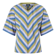 Schnittmuster einfaches Blusenshirt mit überschnittenen Schultern und vorderer Mittelnaht Burda 5673 Gr. 36-48