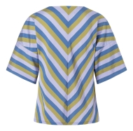 Schnittmuster einfaches Blusenshirt mit überschnittenen Schultern und vorderer Mittelnaht Burda 5673 Gr. 36-48