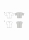 Modellzeichnung für das Schnittmuster 5673 von Burda für ein einfaches Blusenshirt mit überschnittenen Schultern und vorderer Mittelnaht