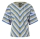 Schnittmuster einfaches Blusenshirt mit überschnittenen Schultern und vorderer Mittelnaht Burda 5673 Gr. 36-48