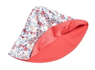 Schnittmuster süßer Mädchenbadeanzug mit Rüsche und Sonnenhut Burda 9193 Gr. 104-146