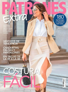 Patrones Extra 90 Cover mit klassischem Blazer, Rock und...