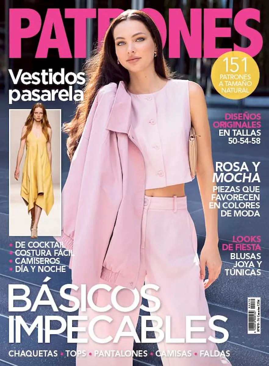Patrones 479 Cover mit moderner Damenmode in Rosa und Mocha