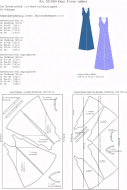 Modell trägt ein schmeichelhaftes Damenkleid in A-Linie, Sommerkleid genäht nach dem Schnittmuster 02284 von pattern company