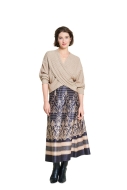 Schnittmuster effektvolles Wickel-Oberteile, Pullover, Pullunder Burda 5593 Gr. 34-44