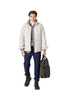 Schnittmuster warme Jacke für Herren, Steppjacke mit Kapuze Burda 5595 Gr. 46-56