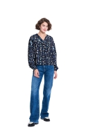 Schnittmuster feminine Damenbluse mit Schulterpasse Burda 5597 Gr. 36-48