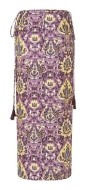 Schnittmuster schmaler Damenrock mit drapierten Falten Burda 5604 Gr. 36-46