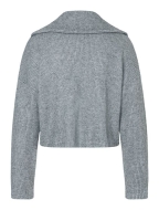 Schnittmuster kurzer Damenpullover mit breitem Kragen Burda 5608 Gr. 34-44