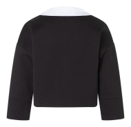 Schnittmuster kurzer Damenpullover mit breitem Kragen Burda 5608 Gr. 34-44